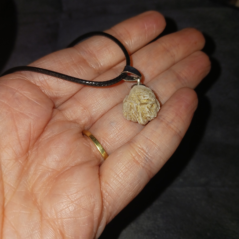 ✨️ Natural Desert Rose Crystal Necklace